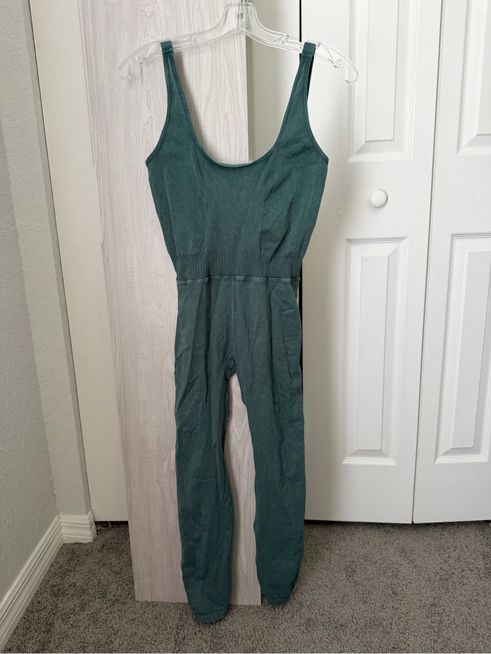 Free People Movement Washed Evergreen Good Karma Onesie - M/L
